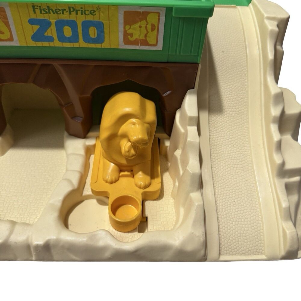 Fisher Price Little People #916 Zoo Playset Structure VTG 1984 - Picture 7 of 16